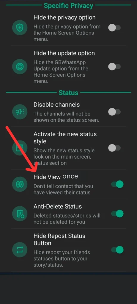 hide view once screen shot FM WhatsApp (1)