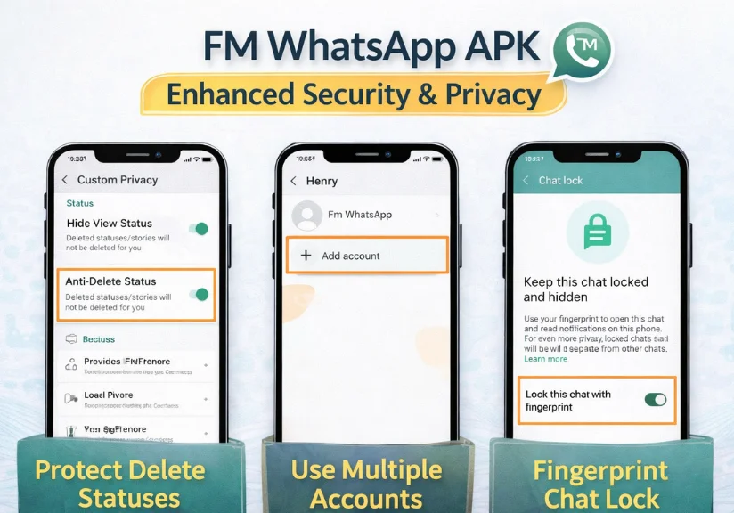 FM WhatsApp APK security and privacy features