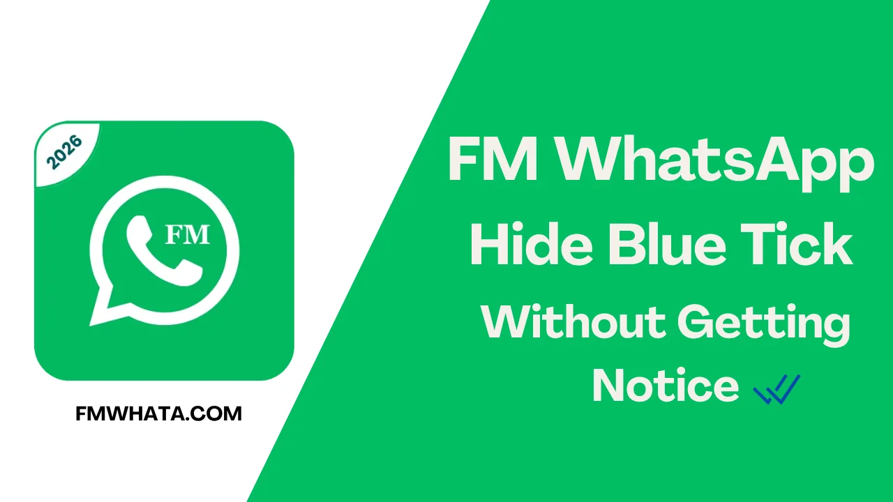 FM WhatsApp Hide Blue Tick FMWhata.com